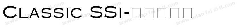 Classic SSi字体转换